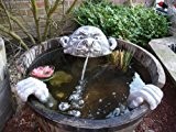Steinfigur Wasserspeier Garten Deko-Gartenfigur Koi Teich WasserspuckerSteinfigur Wasserspeier Garten Deko-Gartenfigur Koi Teich Wasserspucker