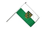 Stockflagge Sachsen - 30 x 45 cm