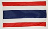 Stoffgewicht 90gr/m2 Flagge Thailand 90 x 150 cm Thai Fahne Ösen Geschenkidee Garten Deko