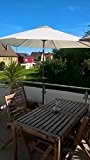 storm-proof - Sonnenschirm Halter Balkon für rechteckige Geländer