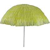 Strand-Sonnenschirm Hawaii-Look 140 cm Sonnenschutz Schirm Sonnenschirm, Farbe:gelb