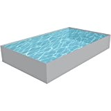Styropor Pool rechteckig Schwimmbecken Bausatz Höhe 150 cm Schwimmbad 800 x 400 x 150 cm (ca. 48 m³)