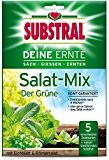 Substral "Deine Ernte" Salat-Mix "Der Grüne", Mischung aus Salatsamen und quellfähigem Substrat, 250g