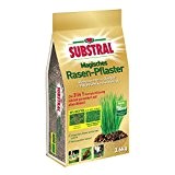 SUBSTRAL Magisches Rasen-Pflaster | 3,6 kg Rasenreparatur mit Dünger