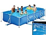 Summer Escapes Frame Pool 427x244x91cm Rahmen Swimming Pool + Reinigungsset