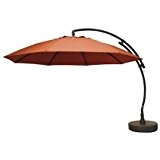 SunGarden floating umbrella Easy Sun Aluminium / Olefin-XL Terrakotta 3,75 m