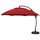 SunGarden floating umbrella Easy Sun Aluminium / Olefin-XL weinrot 3,75 m