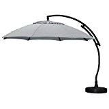 SunGarden floating umbrella Easy Sun Aluminium / Polyester-XL grau 3,75 m