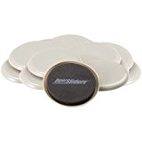 Super Sliders Round Movers for Furniture on Carpeted Surfaces - Reusable - - 3?-inch Diameter by Super Sliders
