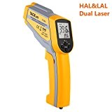 Tacklife IT-T05 Pro Digital Infrarot Thermometer Dual Laser Thermometer -50 °C ~ 550 °C mit Hoch- / Nieder temperatur Alarm, ...