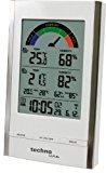 Technoline Temperaturstation WS 9480 mit Funkuhr, Innen- und Außentemperaturanzeige sowie Innen- und Außenluftfeuchteanzeige
