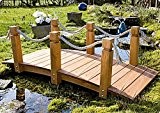 Teich-Brücke aus Holz für Gartenteich