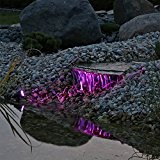 Teichstrahler Unterwasserbeleuchtung RGB LED Unterwasserlicht 8 Farben Farbwechsler einstellbar für Wasserspiele, Bachlauf, Wasserfall, Beleuchtung für Objekte im Garten, Teichbeleuchtung