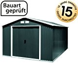 Tepro Gartenhaus / Metallgerätehaus Colossus 10x10 anthrazit