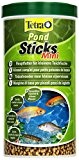 Tetra Pond Sticks Mini (Hauptfutter für alle kleineren Gartenteichfische in Form von schwimmfähigen Sticks), 1 Liter Dose