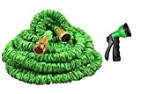 The Fit Life New Expandable Hose 100 Feet Strongest Magic Garden Hose Extra Strength Fabric Durable Double Layer Latex Free ...