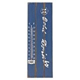 Thermometer "Cold Drinks" Nostalgie-Stil Holz Blau 30cm