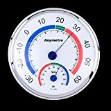 Thermometer - Hygrometer Temperatur / Luftfeuchtigkeit Klimakontrolle in weiß Marke PRECORN