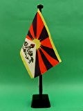 Tibet 15x25 cm Tischflagge in Profiqualität, nur Tischflagge