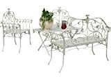 Tisch barocken Stil weißen Möbel für den Garten