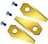 TITAN!!! 12 Ersatzmesser für Bosch Indego extrahart superscharf 2-seitig - wendbar