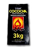 TOM COCOCHA Kokosnusskohle 3kg gelb 25x25x15mm