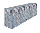 ToPaBox Mülltonnenbox, betonstein, 63 x 298 x 109 cm, 4251260905482