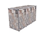 ToPaBox Mülltonnenbox, betonstein, 80 x 210 x 122 cm, 4251260905963