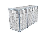 ToPaBox Mülltonnenbox, betonstein grau, 63 x 180 x 109 cm, 4251260905147