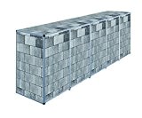 ToPaBox Mülltonnenbox, betonstein grau, 63 x 298 x 109 cm, 4251260905468