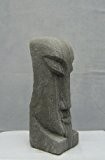 Topeng Skulptur Sandstein Statue 30 cm Kunst aus Natur Sandstein Gartenfigur