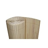 TOPPREIS ! Sichtschutz / Sichtschutzmatte / Windfang aus PVC - Kunststoff Höhe 160cm x Länge 500cm Bambus - Lamellenprofil: Flach