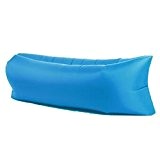 TOUCHFIVE Strand Sitzsack aufblasbar Sofa Luft Sitzsack Liege Luft Schlafsack Bett Outdoor (Blau)