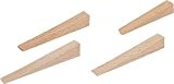 Triuso Kanalkeile Holz Fliesenkeile 4-14mm Keile Fliesenkeil Fliesenlegerkeil 250 Stück
