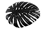 TS Wand-deko Gardendeco Palmblättern Iron, pulverbeschichtet, schwarz, 39 x 4 x 35 cm, 134423