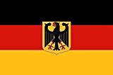 U24 Fahne Flagge Deutschland mit Adler 60 x 90 cm