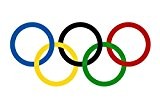 U24 Flagge Fahne Olympia Olympische Spiele Ringe Olympiade Olympiafahne 90 x 150 cm