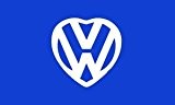 UB Fahne / Flagge VW Love Herz 90 cm x 150 cm Neuware!!!