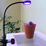 Ubegood LED Pflanzenlampe, Wachsen Lichter für Blumen Saatgut Gemüse Topf- und Zimmerpflanzen, Led Wachstumslampe Flexible Gooseneck, 2-Stufe Helligkeit [11 Rote, ...
