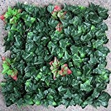 Uland 12 50,8 x 50,8 cm Kunstpflanze Hecken Platten Faux Ivy Screening Wall Dekorative Zaun Barriere Garden Ornaments