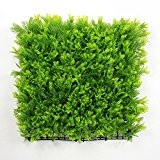 Uland 6pcs 50,8 x 50,8 cm Künstliche Greenery Pflanzen Sichtschutz Outdoor Ivy Hecken Panels Dekorative Grün Wand-100% Fresh PE UV Proof