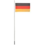 Ultranatura Fahnenmast 6.2 Meter, 150 x 90 cm, mit Deutschlandflagge