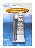 Unterwasserreparatur-Set von mediPOOL - Spezial-Unterwasserkleber (Reparatur-Set) - Unterwasser Reparatur-Set für Pool - Schwimmbecken - Innenhülle - Folienreparatur