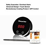 [Upgrade]Morpilot® Ultimatus Digital Einstichthermometer Fleisch-Thermometer, Edelstahl, für BBQ-Grill Smoker, Herd und Verwendung; iPhone/Android App-Fernbedienung, Bluetooth)