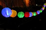 Uping® Solar Lichterkette 20er led Lampion Laterne für Party, Garten, Weihnachten, Halloween, Hochzeit, Beleuchtung Deko in Innen und Außenbereich usw. ...