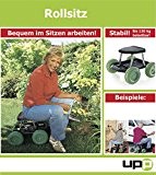 UPP Products Gartenwagen / Rollsitz / Gartenhelfer / Rollwagen