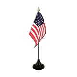 USA Flagge, amerikanische Tischflagge 10 x 15 cm, MaxFlags®