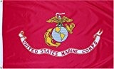 USMC Marines Flagge 3x5 ft 3 x 5 NEU US Marine Corps Außen, Nach Hause, Garten, Vorsorgung, Wartung