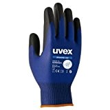 Uvex 60061 10 PHYNOMIC WET PLUS Sicherheit Handschuh, Größe: 10, blau, anthrazit
