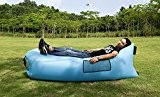 Uzexon Faul Lamzac Hangout Aufblasbare Luft Schlafsack/Sofa/Couch Bett für Outdoor-Camping 2017 Mode Beliebt (Blau)